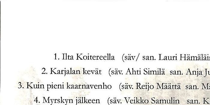 

Vuonna 2005 ilmestynyt cd/kasetti.